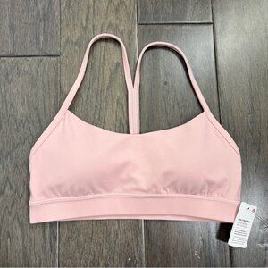 Lululemon NWT Flow Y Bra Nulu *Light Support, A–C Cups Pink Haze